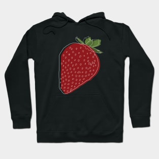 Sketch Overlay: Red Strawberry Edition Hoodie